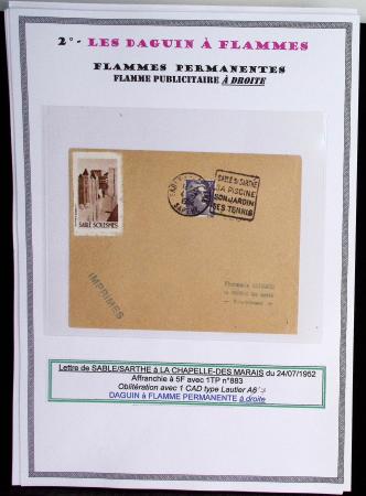 1925-60 Importante collection d'oblitération DAGUIN