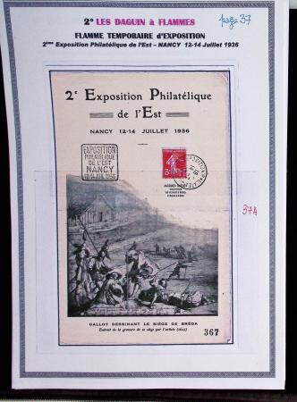 1925-60 Importante collection d'oblitération DAGUIN