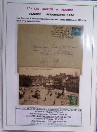 1925-60 Importante collection d'oblitération DAGUIN