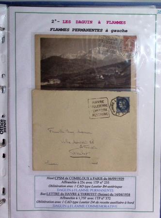 1925-60 Importante collection d'oblitération DAGUIN