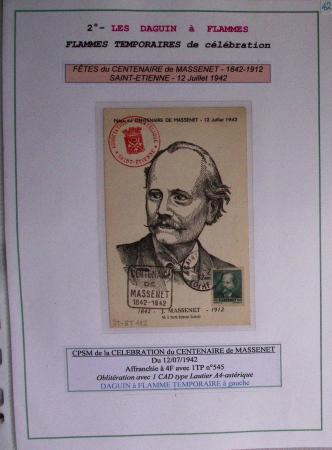 1925-60 Importante collection d'oblitération DAGUIN