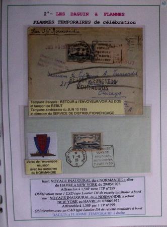1925-60 Importante collection d'oblitération DAGUIN