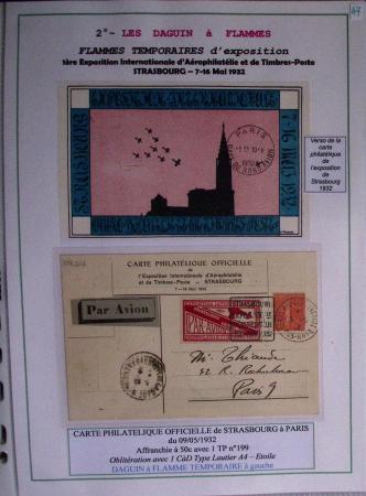 1925-60 Importante collection d'oblitération DAGUIN