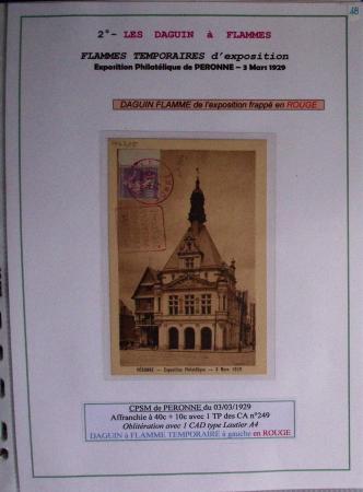 1925-60 Importante collection d'oblitération DAGUIN