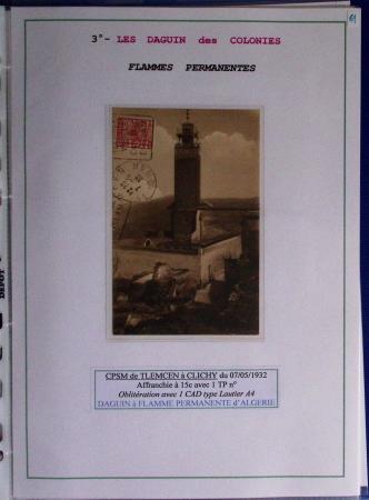 1925-60 Importante collection d'oblitération DAGUIN