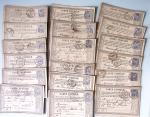 1875-90 Belle collection de cartes postales précurseurs