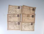 1875-90 Belle collection de cartes postales précurseurs