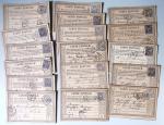 1875-90 Belle collection de cartes postales précurseurs