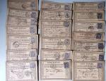 1875-90 Belle collection de cartes postales précurseurs