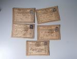 1875-90 Belle collection de cartes postales précurseurs