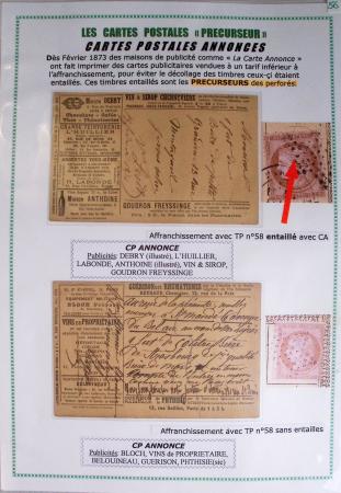 1875-90 Belle collection de cartes postales précurseurs