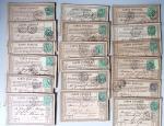 1875-90 Belle collection de cartes postales précurseurs