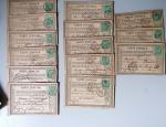 1875-90 Belle collection de cartes postales précurseurs