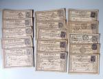 1875-90 Belle collection de cartes postales précurseurs