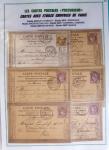 1875-90 Belle collection de cartes postales précurseurs