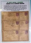 1875-90 Belle collection de cartes postales précurseurs