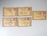 1875-90 Belle collection de cartes postales précurseurs