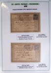 1875-90 Belle collection de cartes postales précurseurs
