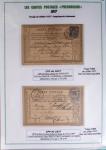 1875-90 Belle collection de cartes postales précurseurs