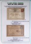 1875-90 Belle collection de cartes postales précurseurs