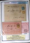 1863-76 Importante collection d'Étoiles chiffrées sur