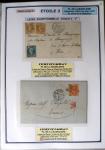 1863-76 Importante collection d'Étoiles chiffrées sur
