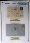 1863-76 Importante collection d'Étoiles chiffrées sur