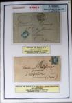 1863-76 Importante collection d'Étoiles chiffrées sur