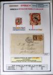 1863-76 Importante collection d'Étoiles chiffrées sur