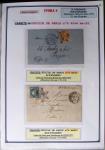 1863-76 Importante collection d'Étoiles chiffrées sur