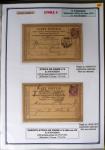 1863-76 Importante collection d'Étoiles chiffrées sur