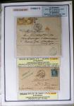 1863-76 Importante collection d'Étoiles chiffrées sur