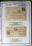 1863-76 Importante collection d'Étoiles chiffrées sur