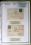 1863-76 Importante collection d'Étoiles chiffrées sur