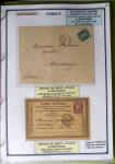 1863-76 Importante collection d'Étoiles chiffrées sur