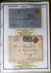1863-76 Importante collection d'Étoiles chiffrées sur