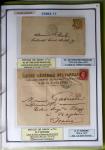 1863-76 Importante collection d'Étoiles chiffrées sur