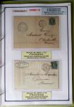 1863-76 Importante collection d'Étoiles chiffrées sur