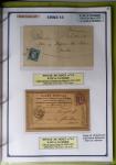 1863-76 Importante collection d'Étoiles chiffrées sur