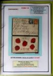 1863-76 Importante collection d'Étoiles chiffrées sur