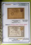 1863-76 Importante collection d'Étoiles chiffrées sur