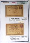 1863-76 Importante collection d'Étoiles chiffrées sur
