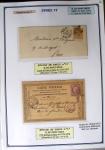 1863-76 Importante collection d'Étoiles chiffrées sur