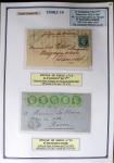 1863-76 Importante collection d'Étoiles chiffrées sur