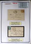 1863-76 Importante collection d'Étoiles chiffrées sur