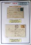 1863-76 Importante collection d'Étoiles chiffrées sur
