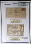 1863-76 Importante collection d'Étoiles chiffrées sur