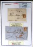1863-76 Importante collection d'Étoiles chiffrées sur