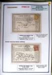 1863-76 Importante collection d'Étoiles chiffrées sur