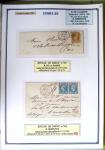 1863-76 Importante collection d'Étoiles chiffrées sur